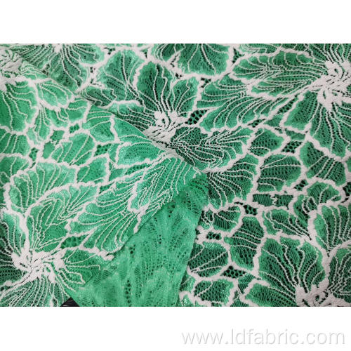 Nylon Polyester Spandex Panel Lace Fabric